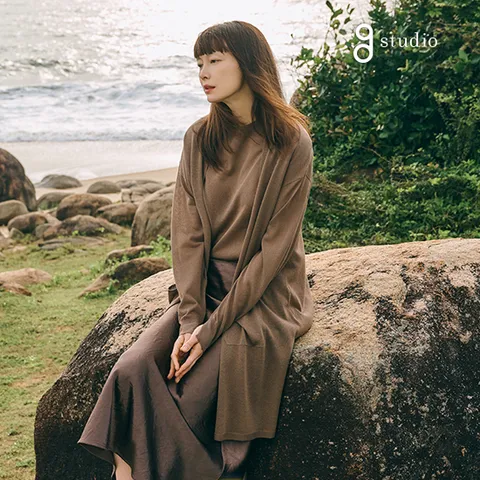 [최초가 99,000]25SS 프렌치린넨실크 시어니트 셋업 2종