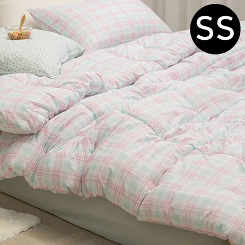 차렵이불 리버서블 슈가체크 싱글 마이크로 3 이불 차렵 사계절차렵이불 사계절이불