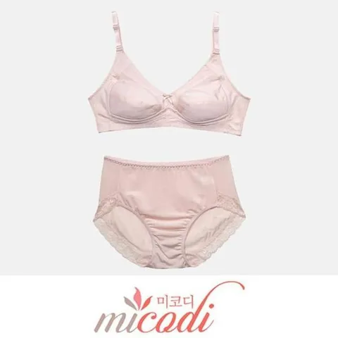 [하프클럽] (미코디)풍기인견 풀컵 B컵 브라팬티