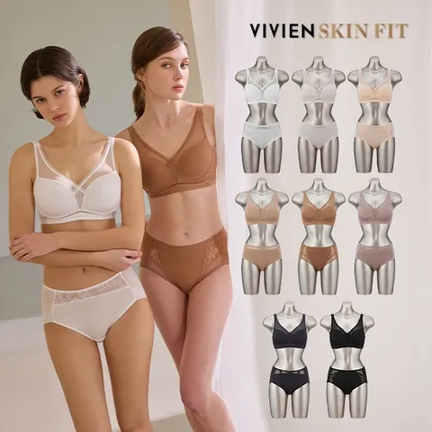 비비안 스킨핏 최신상 시그니처 어깨끈 누디패키지