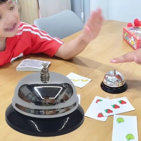 1개 수동 케이블 호출벨 게임 식당 마트 카페 오더벨 콜벨 테이블호출벨 탁상종 카운터벨