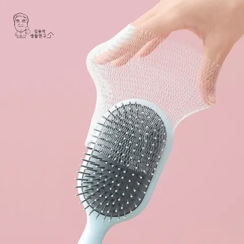 헤어 빗 브러쉬망 커버망 50매입 머리카락제거