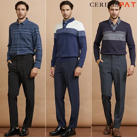 남성 릴렉스 본딩 팬츠 3종 세트 23s