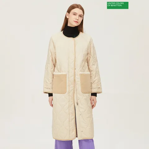 포켓 포인트 경량 롱 패딩 BAPDG1361_BG