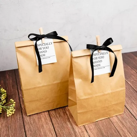 다용도 포장 크라프트 봉투 (대) 8입 소품정리 여행정리 물건보관 포장봉투