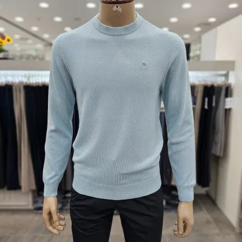 (모다인천점)민트 TEXTURE  라운드 심플 니트/PPKR1301_IC_3