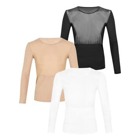 [하프클럽] 골프 남성 시그니처 메쉬 패널 긴팔 이너웨어