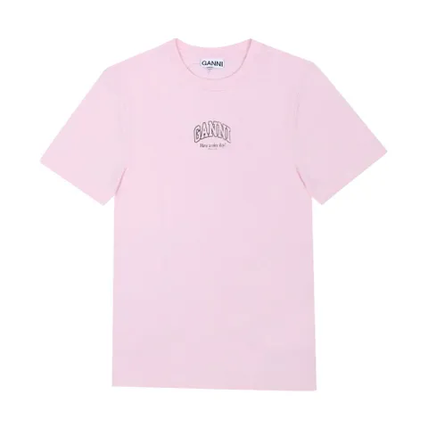 MUST IT_가니 반팔 A1050057 868 로고 프린트 여성반팔티