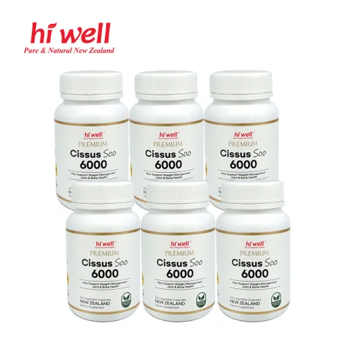 [해외직구] 하이웰 프리미엄 시서스 수 6000 120캡슐 6개