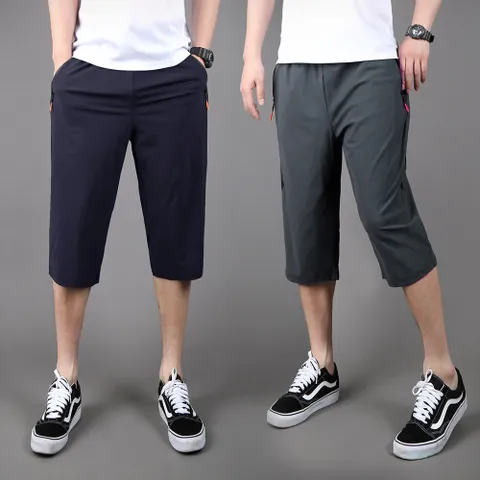 남성 쿨 반바지 빅사이즈 트레이닝복 운동복 7부 워터