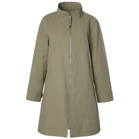 [롯데백화점][조순희]네크라인 핀턱 하프 바바리 (FMSL121)