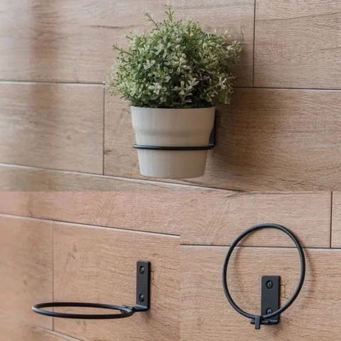 접이식 벽걸이 화분걸이 브라켓 (대) 내경 13.5cm 벽걸이 화분걸이 대 내경 13 5 장식