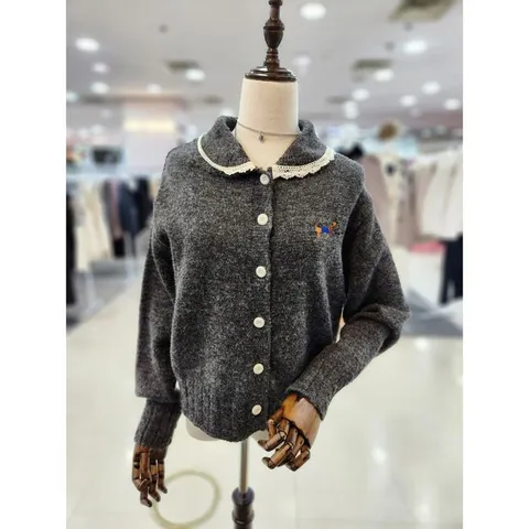 세이브존08 카라 니트 가디건 M25WCC102