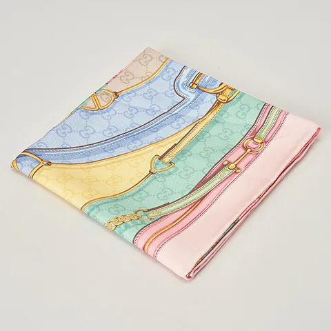 [정가 649000원] GG 벨트 프린트 실크 스카프(788599 3G001)