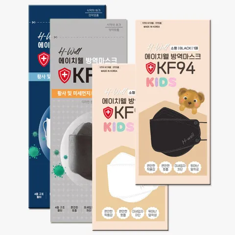 KF94 방역마스크 대형 소형 개별포장 의약외품 20매