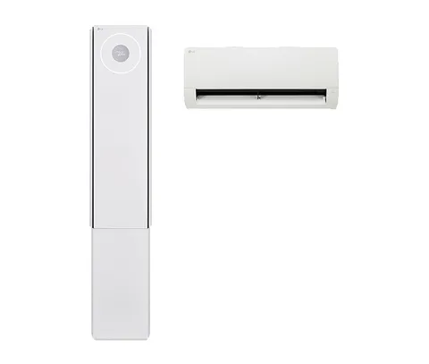 렌탈 LG 에어컨 멀티형 2in1 오브제컬렉션 휘센 뷰4 22+6평 FQ22EV4EA2 60개월 109900