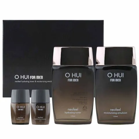 현대 남성의 지친 피부를 위한 산뜻 촉촉한 2종 세트 남성의 지친 피부를 촉촉한 2종