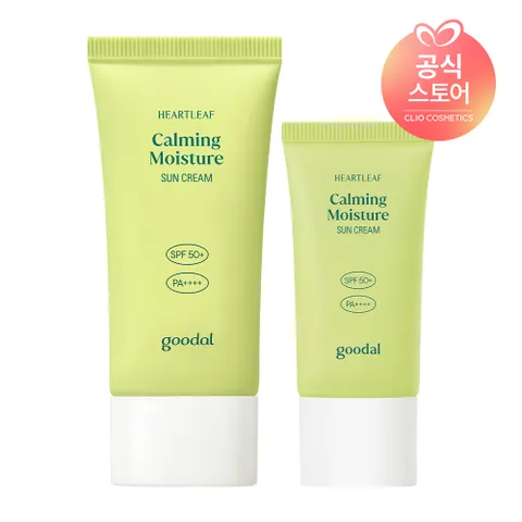 맑은 어성초 진정 수분 선크림 50ml+진정 수분 선크림 미니 25ml