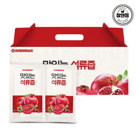 참앤들황토농원 맛있는 석류즙 70ml 30포 1박스