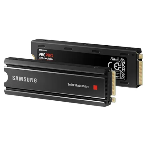 공식인증 980 PRO 히트싱크 (MZ-V8P1T0CW) M.2 NVMe SSD (1TB)