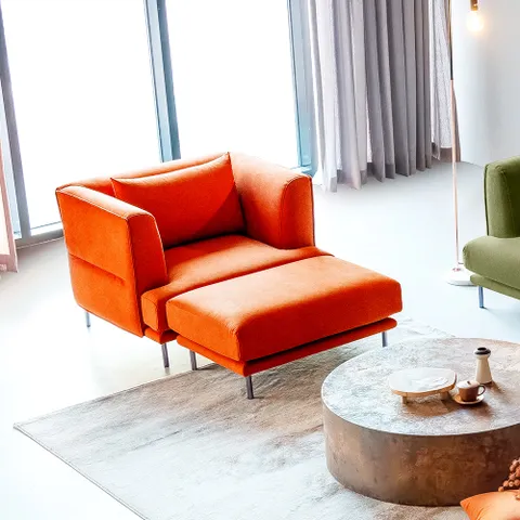 봄소와 곰비임비 데이토나 패브릭 스툴