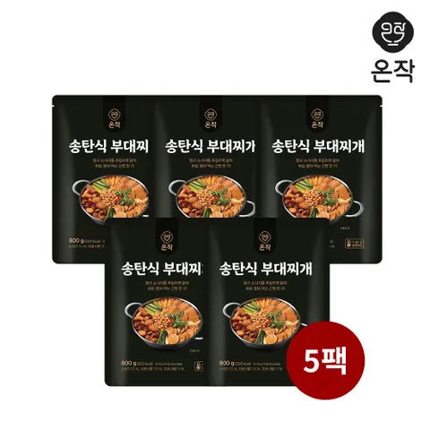 송탄식 부대찌개 800g x 5팩