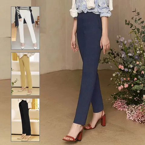 [레이나] 미뉴엘 라이크라 하프 히든밴딩 팬츠 4종세트