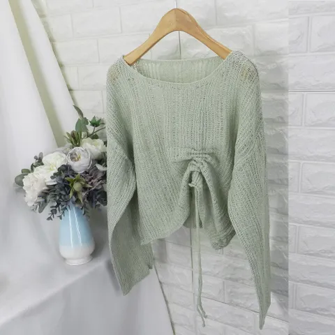 nty_언발 스트링니트KOT여름니트,그물니트,나그랑니트,보트넥니트,비치룩니트