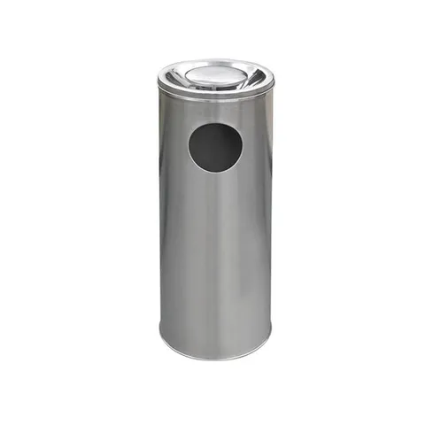 실외에서 사용하는 240 X 600mm 재떨이 겸용 휴지통 오피스텔휴지통 관공서휴지통 빌딩휴지통 사