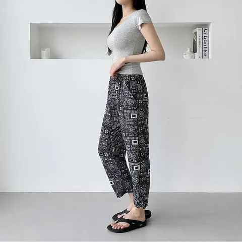 여자 까실이 몸빼 지퍼포켓 9부 일자바지 SD_250713 (39115721)