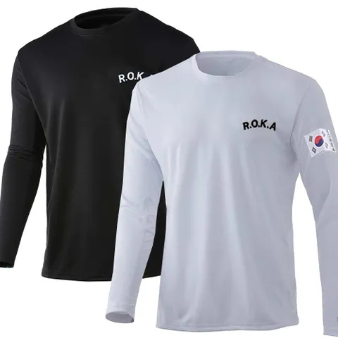 제이케이sp 로카티 ROKA 쿨 드라이 긴팔 군인 군대 PX 티셔츠