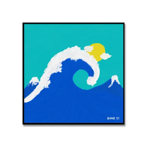 나의 작은 바다 한조각, Bond St. 작가 힐링 여행 인테리어 파도 그림 액자