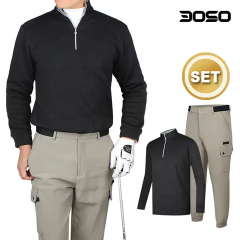 골프웨어 골프코디 남성 골프티셔츠 골프바지 세트/AWKI_KWJO