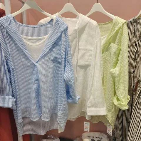 스튜디오AG HC13 잔 고방후드 세트셔츠 M2527se01