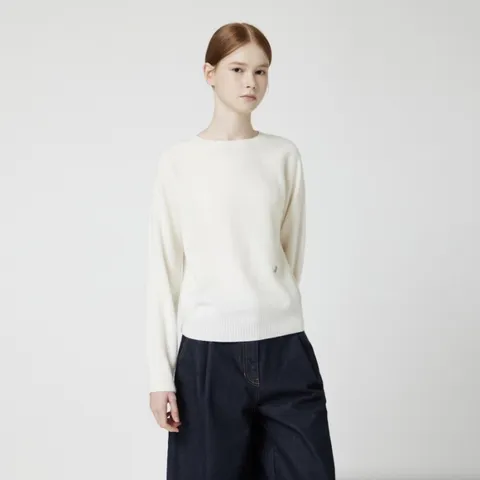 [롯데백화점][씨씨콜렉트]블렌드 로고 장식 풀오버 C254KSK133