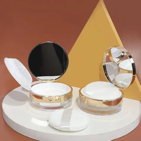 뷰티소품 고급 심플 DIY 쿠션 팩트 케이스 15g 골드 diy쿠션 팩트케이스 팩트퍼프케이스