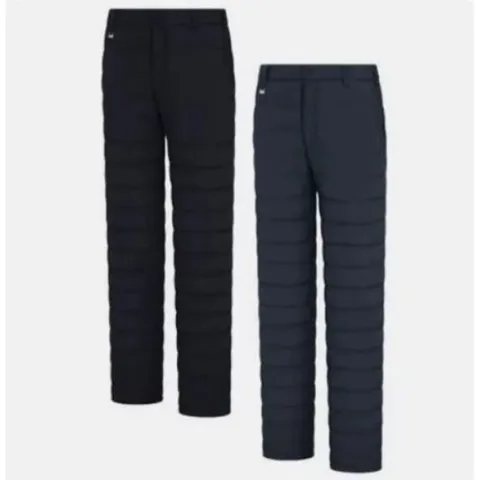 [롯데백화점]LD18 남성 겨울 사이드밴드 웰론소재  퀄팅 패딩솜바지 KVP9608M