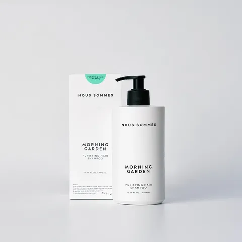 누쏨 퓨리파잉 헤어 샴푸 모닝가든 [비건]