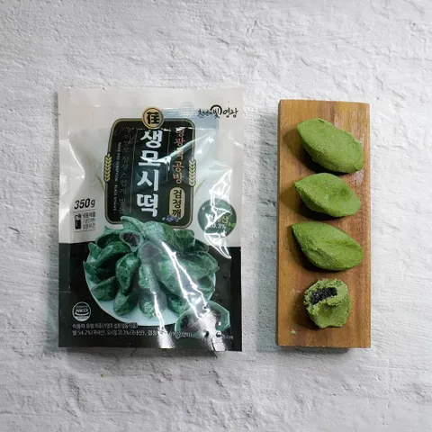 [더조은] 영광 생모시떡 모시송편 (동부기피+검정깨) 3봉+3봉