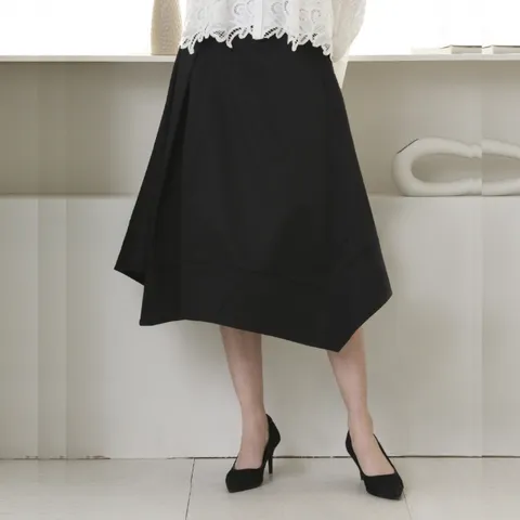 [롯데백화점][손정완]지그재그 자수 스커트 ZDK51030