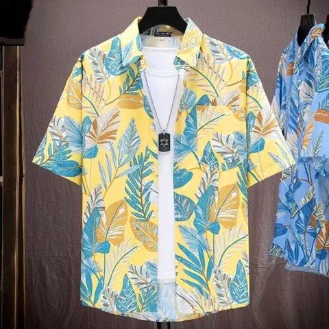 하와이안썸머셔츠 남성 패션 여름 휴양지 멋진 데일리