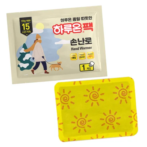 [국내생산} 대용량 손난로형 핫팩(150g) x120매입