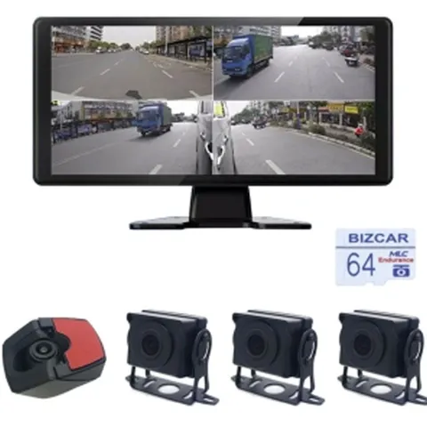 아이링크 4채널 블랙박스 모니터 화물차용 64G 자동차블랙박스 초고화질블랙박스