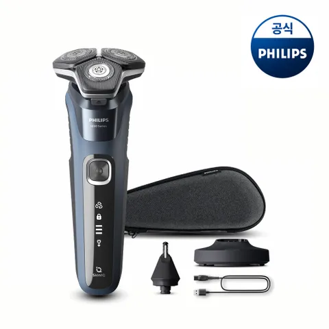 PHILIPS  SkinIQ 5000 시리즈 전기면도기 오션 블루 S5880/33