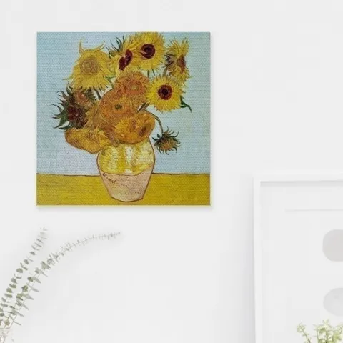 (35x55cm) 돈 들어오는 명화 캔버스액자 고흐의 해바라기3 인테리어액자 홈인테리어