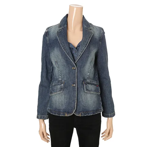 [롯데백화점]여성 워싱 스판 데님 자켓 (NUY981)