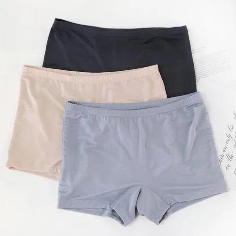 여성 편하고 시원한 인견 사각 드로즈팬티세트 3매입 MR-302