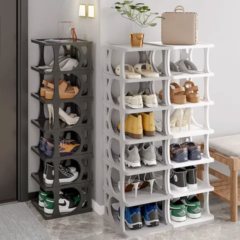 키높은7단 현관 신발 정리대 수납 선반 신발장 정리함 신발장정리대 현관신발장