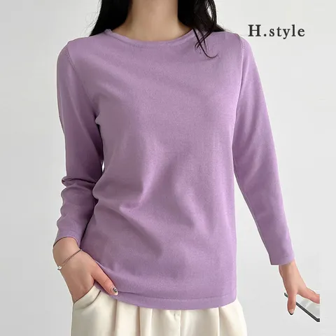 H스타일CNC제이미R니트티/겨울/니트티셔츠/가디건/스웨터/폴라/베스트