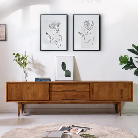 [탑펠리즈] 알렉스 원목 2000 슬라아딩 거실장